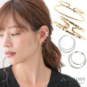 イヤーカフ 大ぶり レディース アレルギー対応 K18