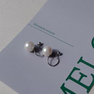 イヤリング 日本製 パールイヤリング 6mm ...の詳細画像1