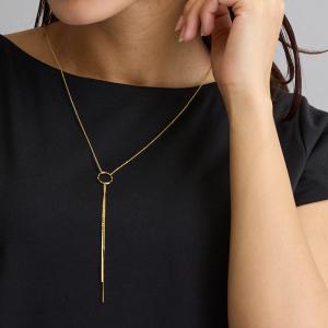 Golden Dew ゴールデンデュー K14WG 冬のソナタ ポラリス ネックレス