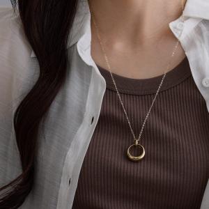 グッチ ネックレス レディース GUCCI インターロッキングG イエロー