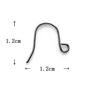 ピアス パーツ 純チタン フック 2個1ペア ...の詳細画像1