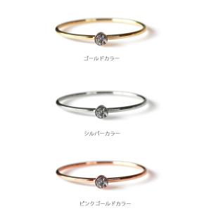 指輪 ピンキー リング 日本製 レディース サ...の詳細画像2