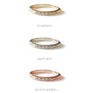 指輪 リング 日本製 石 ストーン ゆがみ た...の詳細画像5