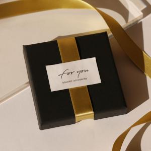 爆買 ラッピング BOX ブラック ゴールド ...の詳細画像1