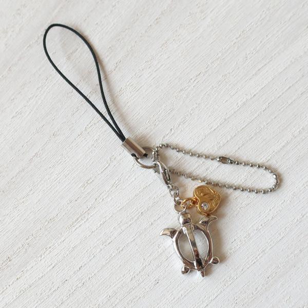 携帯 ストラップ ハワイアン honu ホヌ 亀 スマホ スマートフォン タブレット ゲーム ウミガ...