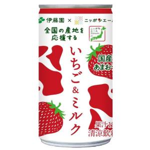 伊藤園 いちご＆ミルク 缶 190g×30本 ニッポンエール｜melone-shop