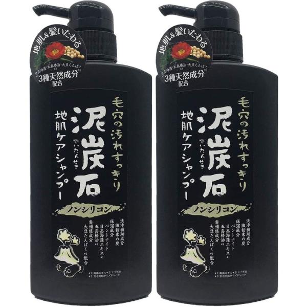 泥炭石 地肌ケアシャンプー 500ml ×2セット