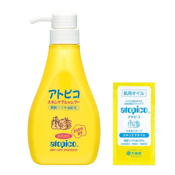 atopico アトピコ スキンケアシャンプー 400ml 全身用 (敏感肌 乾燥肌 精製ツバキ油配...