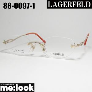 LAGERFELD ラガーフェルド 純国産 チタン 婦人 レディース メガネ