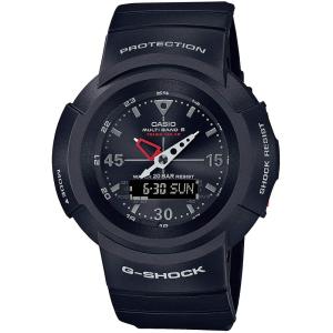 CASIO カシオ 腕時計 G-SHOCK ジーショック 電波ソーラー AWG-M520-1AJF　ラウンド メンズ ブラック　アナログ　デジタル｜melook