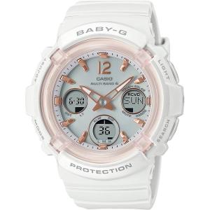 カシオ CASIO 腕時計 BABY-G BGA-2800-7AJF　ソーラー電波　アナデジ レディース　ホワイト｜melook