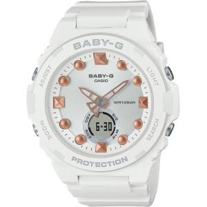 カシオ　CASIO　腕時計　BABY-G　BGA-320-7A2JF　アナログ　デジタル　ホワイト　ゴールド｜melook