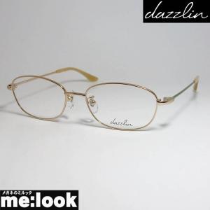 dazzlin ダズリン レディース 眼鏡 メガネ フレーム DZF1542-3-49 ゴールド｜melook