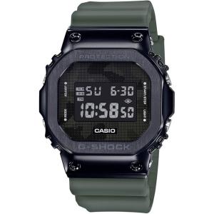 CASIO カシオ 腕時計 G-SHOCK　GM-5600B-3JF　スクエア メタル グリーン カーキ カモフラージュ柄｜melook