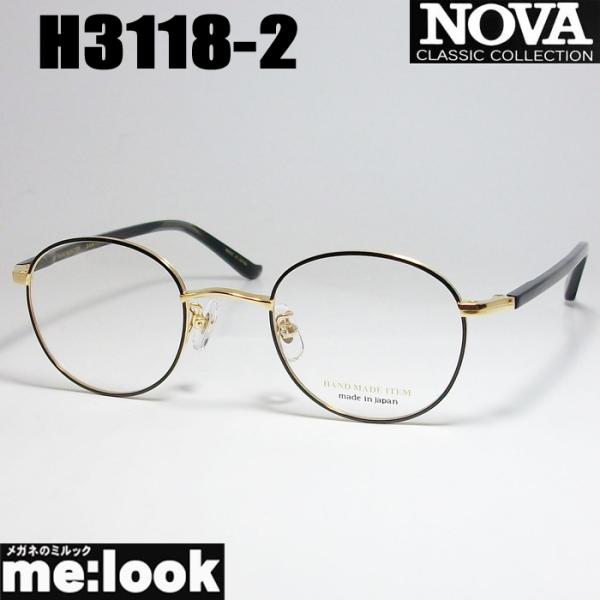 NOVA ノヴァ HAND MADE ITEM  国産 ラウンド　ボストン　クラシック 眼鏡 メガネ...