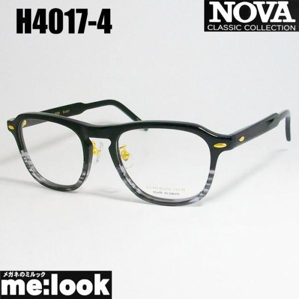 NOVA ノヴァ ハンドメイド 国産 ラウンド　クラシック 眼鏡 メガネ フレーム H4017-4-...