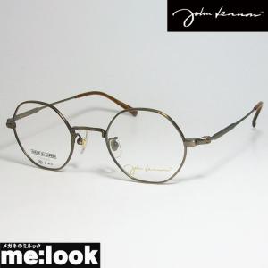 John Lennon　ジョンレノン 日本製 made in Japan 丸メガネ クラシック 眼鏡 メガネ フレーム JL1102-2-45 度付可 マットブラウン｜melook