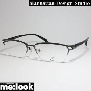 manhattan design studio マンハッタンデザインスタジオ ビックサイズ 大きいメガネ ビックフレーム 眼鏡 メガネ フレーム MDS522-3-59 度付可｜melook