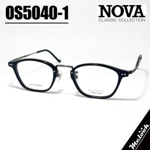 NOVA CLASSIC ノヴァ クラシック HAND MADE ITEM ハンドメイド 国産 クラシック 眼鏡 メガネ フレーム サングラス OS5040-1-48 度付可 ブラック　