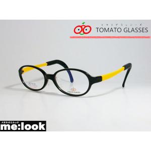 TOMATO GLASSES トマトグラッシーズ キッズ ジュニア 子供用 眼鏡 メガネ フレーム TKAC8-BKY-43 ブラック　イエロー｜melook