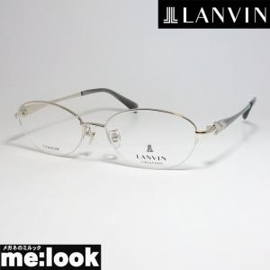 LANVIN　ランバン 日本製　made in Japan レディース 眼鏡 メガネ フレーム VLC533J-0579-53 度付可 シルバー｜melook