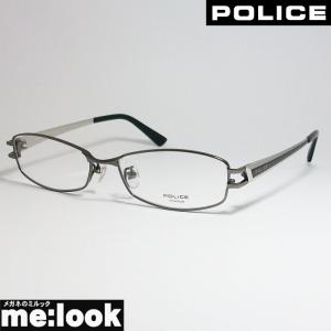 POLICE ポリス 眼鏡 メガネ フレーム VPL419J-0568-53 度付可 クロームグレイ｜melook