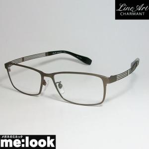 Line Art ラインアート 眼鏡 メガネ フレーム メンズ 最高のかけ心地 形状記憶 XL1803-BR-55 度付可 ブラウン｜melook