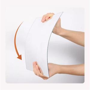どこでも貼れる割れない鏡 幅40cm*高120...の詳細画像1