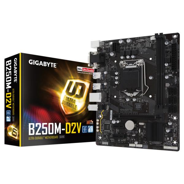 純正新品 GIGABYTE GA-B250M-D2V Intel B250 マザーボード LGA 1...