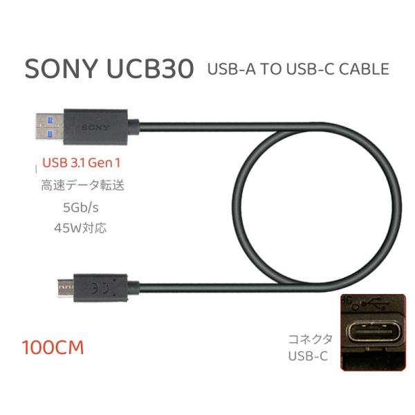 純正新品 ソニー SONY UCB30 TYPE-C USB 3.1 Gen2 USB A-C 充電...