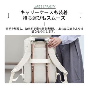 リュック レディース メンズ 大容量 通勤 ビ...の詳細画像4