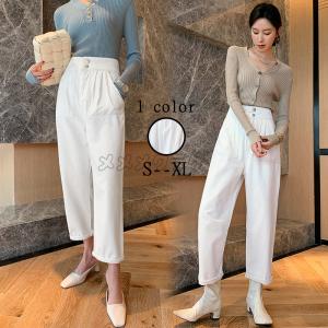 デニムパンツ 白 ワイドパンツ レディース 秋コーデ ハイウエスト ストレート ボトムス ロングパンツ アウター 体型カバー ポケット付き ボトムス ジーンズ Rage メメメクラゲ 通販 Yahoo ショッピング
