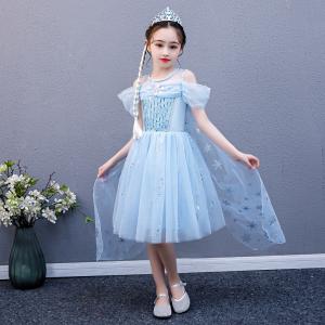 アナと雪の女王2 新作 エルサ 風 子供用 ドレス アナ雪