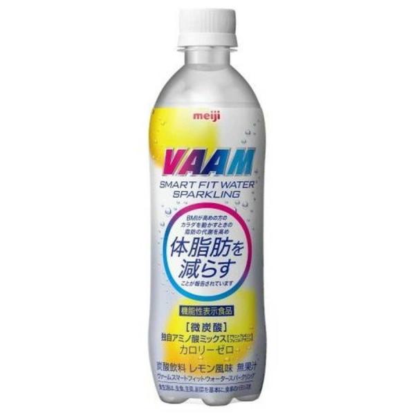 明治 ヴァーム VAAM スマートフィットウォーター スパークリング 500ml 24本