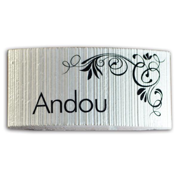 表札 戸建 玄関 おしゃれ 立体的 タイル シンプル  釉薬の高温焼成により色落ちなし 145x75...