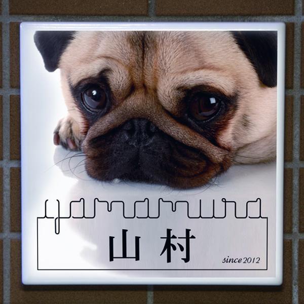 ペットの写真を表札に。オリジナル表札の制作