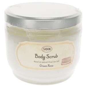 サボン ボディスクラブ L グリーン・ローズ 600g 化粧品 コスメ BODY SCRUB GREEN ROSE SABON｜memon-leather