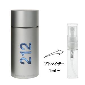 並行輸入品 キャロライナヘレラ 香水 お試し 分割販売 メンズ 212 フォーメン EDT （お試し香水） 1ml 212 MEN CAROLINA HERRERA 爆買