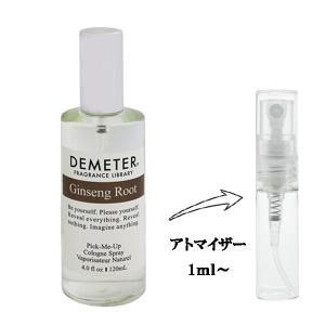 並行輸入品 ディメーター 香水 お試し 分割販売 メンズ レディース ジンセンルーツ EDC （お試し香水） 1ml GINSENG ROOT PICK-ME UP COLOGNE DEMETER 爆買