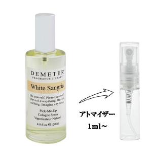 並行輸入品 ディメーター 香水 お試し 分割販売 メンズ レディース ホワイトサングリア EDC （お試し香水） 1ml WHITE SANGRIA COLOGNE DEMETER 爆買
