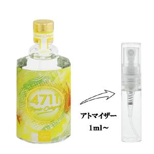 並行輸入品 香水 お試し 分割販売 メンズ レディース 4711 リミックス レモン (2020) EDC （お試し香水） 1ml 4711 REMIX 2020 ZITRONE 爆買