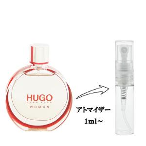 並行輸入品 ヒューゴボス 香水 お試し 分割販売 レディース ヒューゴ ウーマン EDP （お試し香水） 1ml HUGO WOMAN HUGO BOSS 爆買