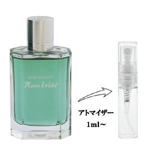 並行輸入品 ダビドフ 香水 お試し 分割販売 メンズ ランワイルド EDT （お試し香水） 1ml RUN WILD DAVIDOFF 爆買