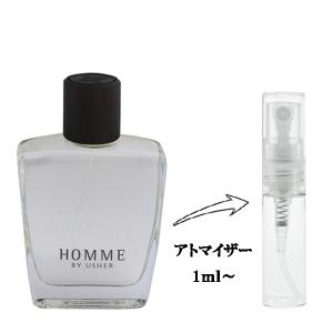 並行輸入品 香水 お試し 分割販売 メンズ オム バイ アッシャー EDT （お試し香水） 1ml HOMME BY USHER 爆買
