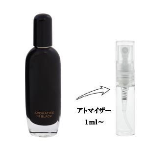 並行輸入品 クリニーク 香水 お試し 分割販売 レディース アロマティック イン ブラック EDP （お試し香水） 1ml AROMATICS IN BLACK CLINIQUE 爆買