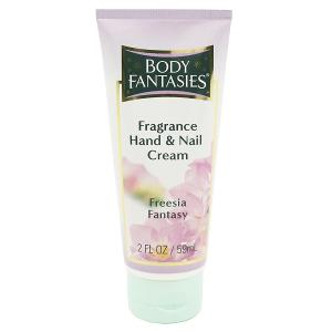 ハンド＆ネイルクリーム フリージア 59ml FRAGRANCE HAND ＆ NAIL CREAM FREESIA BODY FANTASIES｜memon-leather