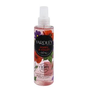 ヤードレー ロンドン ポピー＆ヴァイオレット ボディミスト 200ml POPPY ＆ VIOLET BODY MIST YARDLEY LONDON｜memon-leather