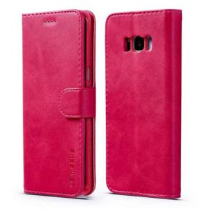 Galaxy S8 Plus ケース Galaxy S8 Plus 手帳型 スタンド機能 ICカードスロット スマホケース ローズ Galaxy S8 Plus Case｜memon-leather