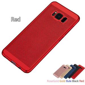 Galaxy S8 Plus ケース Galaxy S8 Plus 全面保護 スマホケース レッド Galaxy S8 Plus Case｜memon-leather