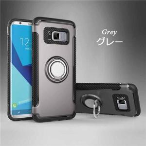 Galaxy S8 Plus ケース Galaxy S8 Plus 背面型 スタンド機能 スマホケース グレー Galaxy S8 Plus Case｜memon-leather